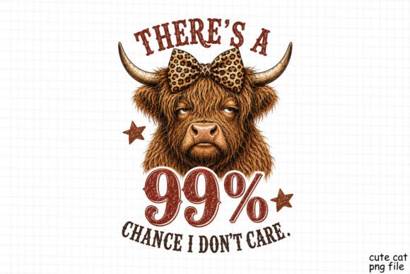 Download Sarcastic Highland Cow Sublimation PNG - Highland cow sublimation Collection