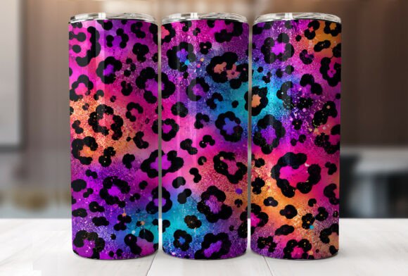 Download Colorful Leopard Print 20oz Tumbler Wrap - 20oz tumbler wrap Collection