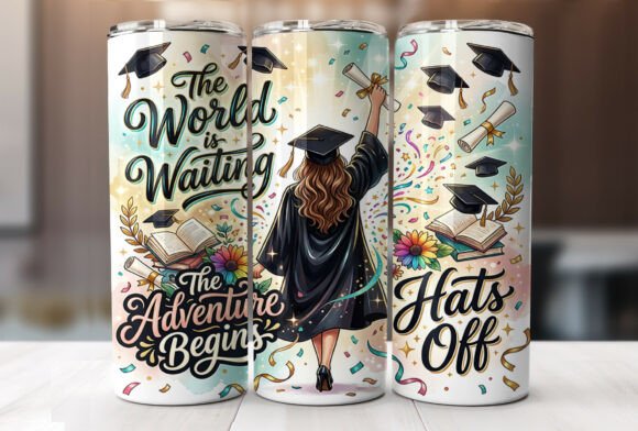 Download 2026 Graduation 20oz Tumbler Wrap Design - 20oz tumbler wrap Collection