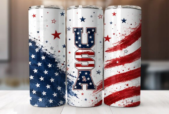 Download Patriotic USA Flag 20oz Tumbler Wrap PNG - 20oz tumbler wrap Collection