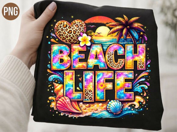 Download Retro Tropical Beach Life Summer PNG - Summer png Collection