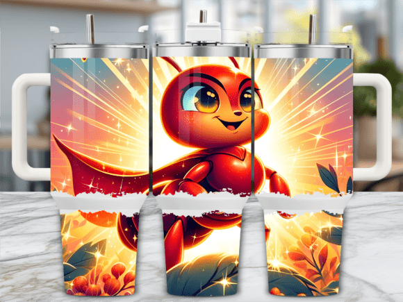 Download Superhero Ant Cartoon Style 40oz Tumbler - 40oz Collection